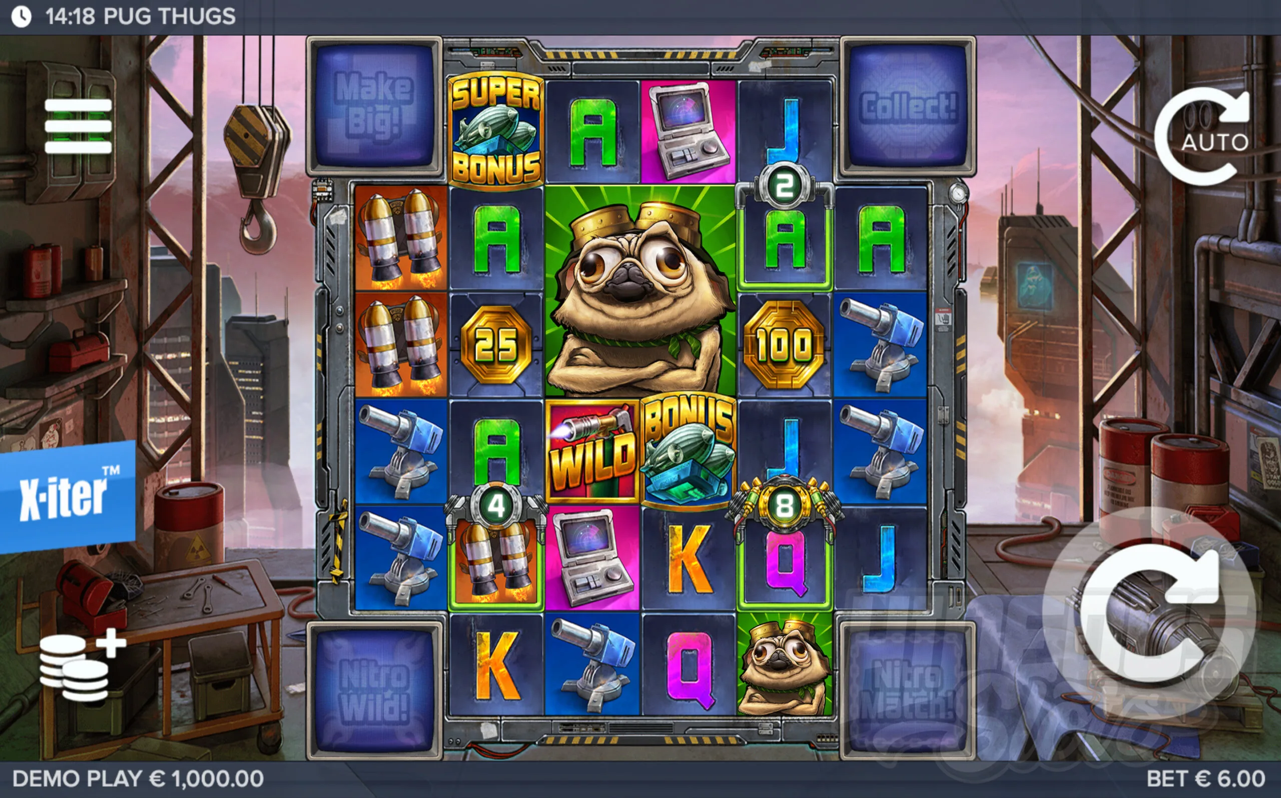 Pug Thugs of Nitropolis Slot Review pic 1